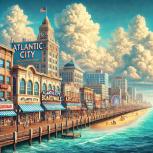Atlantic City Boardwalk in New Jersey Atlantic City Boardwalk in New Jersey