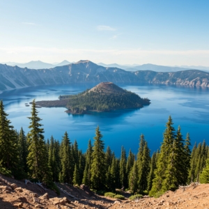 Crater Lake in Oregon