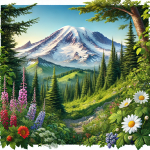 Mount Rainier in Washington Mount Rainier in Washington