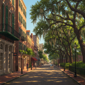 Savannah Historic District in Georgia